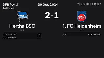 Report: Hertha BSC vs 1. FC Heidenheim (2024-10-30)