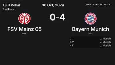 Report: FSV Mainz 05 vs Bayern Munich (2024-10-30)
