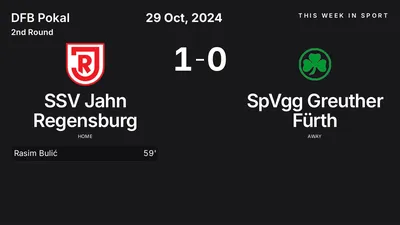 Report: SSV Jahn Regensburg vs SpVgg Greuther Fürth (2024-10-29)
