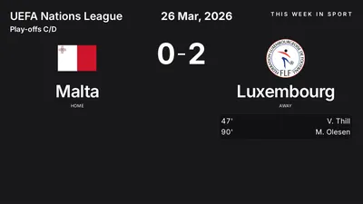 Report: Malta vs Luxembourg (2026-03-26)