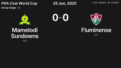 Report: Mamelodi Sundowns vs Fluminense (2025-06-25)