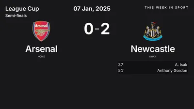 Report: Arsenal vs Newcastle (2025-01-07)