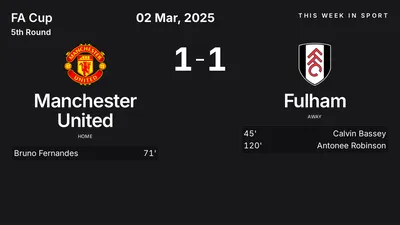 Report: Manchester United vs Fulham (2025-03-02)