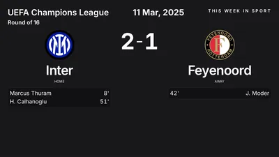 Report: Inter vs Feyenoord (2025-03-11)