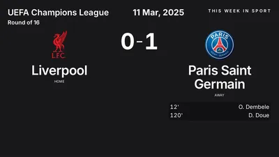 Report: Liverpool vs Paris Saint Germain (2025-03-11)