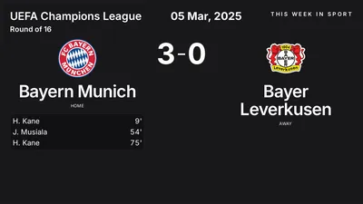 Report: Bayern Munich vs Bayer Leverkusen (2025-03-05)