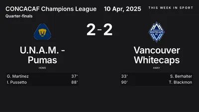 Report: U.N.A.M. - Pumas vs Vancouver Whitecaps (2025-04-10)