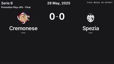 Report: Cremonese vs Spezia (2025-05-29)