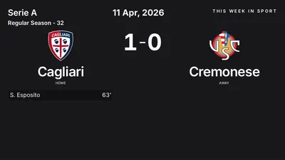 Report: Cagliari vs Cremonese (2026-04-11)