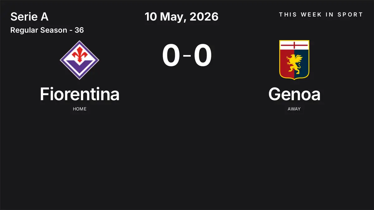 Report: Fiorentina vs Genoa (2026-05-10)