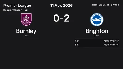 Report: Burnley vs Brighton (2026-04-11)