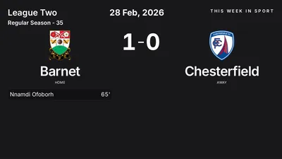 Report: Barnet vs Chesterfield (2026-02-28)