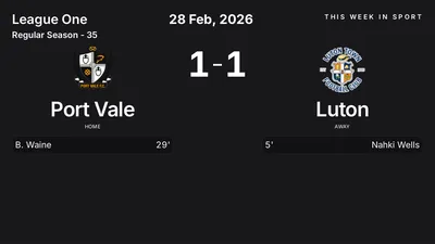 Report: Port Vale vs Luton (2026-02-28)