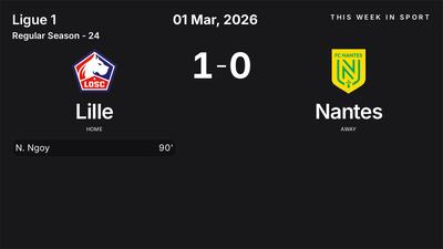 Report: Lille vs Nantes (2026-03-01)