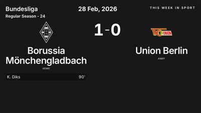 Report: Borussia Mönchengladbach vs Union Berlin (2026-02-28)