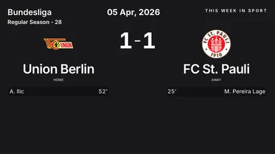 Report: Union Berlin vs FC St. Pauli (2026-04-05)