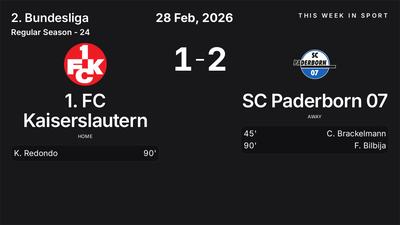 Report: 1. FC Kaiserslautern vs SC Paderborn 07 (2026-02-28)