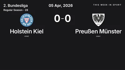 Report: Holstein Kiel vs Preußen Münster (2026-04-05)