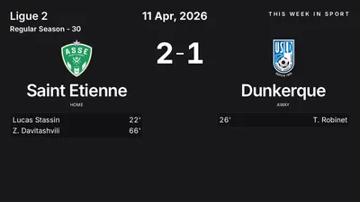 Report: Saint Etienne vs Dunkerque (2026-04-11)
