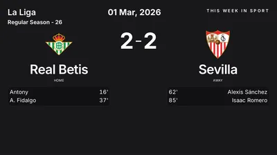 Report: Real Betis vs Sevilla (2026-03-01)