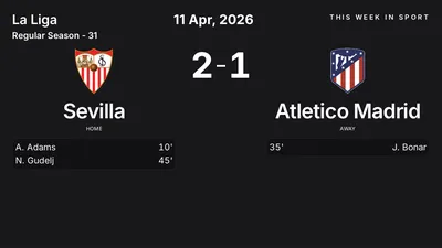 Report: Sevilla vs Atletico Madrid (2026-04-11)