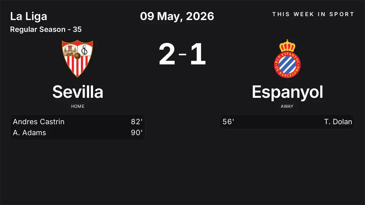 Report: Sevilla vs Espanyol (2026-05-09)