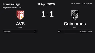 Report: AVS vs Guimaraes (2026-04-11)