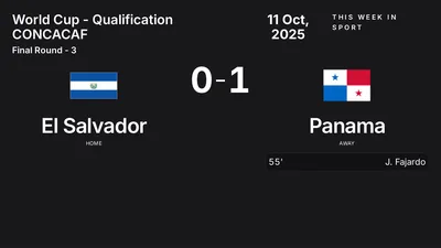 Report: El Salvador vs Panama (2025-10-11)
