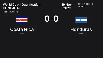 Report: Costa Rica vs Honduras (2025-11-19)