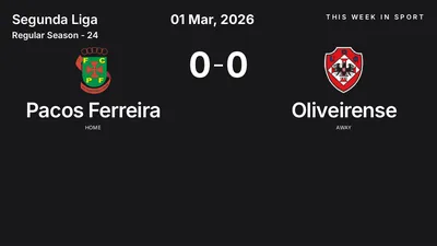 Report: Pacos Ferreira vs Oliveirense (2026-03-01)
