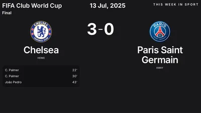 Report: Chelsea vs Paris Saint Germain (2025-07-13)
