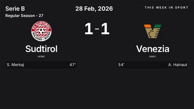 Report: Sudtirol vs Venezia (2026-02-28)