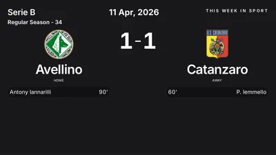 Report: Avellino vs Catanzaro (2026-04-11)