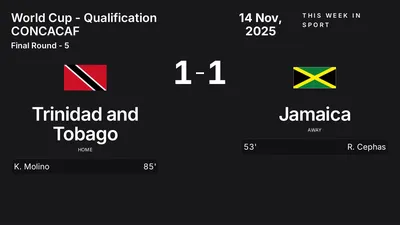 Report: Trinidad and Tobago vs Jamaica (2025-11-14)
