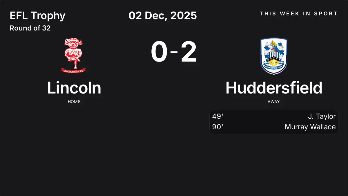 Report: Lincoln vs Huddersfield (2025-12-02)