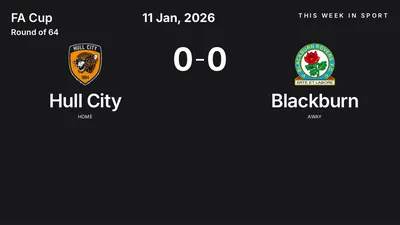 Report: Hull City vs Blackburn (2026-01-11)