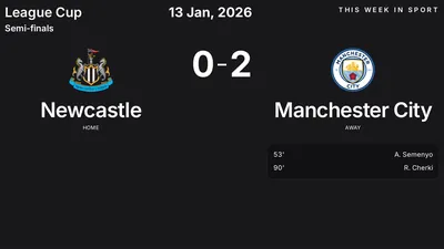 Report: Newcastle vs Manchester City (2026-01-13)