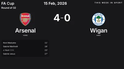 Report: Arsenal vs Wigan (2026-02-15)