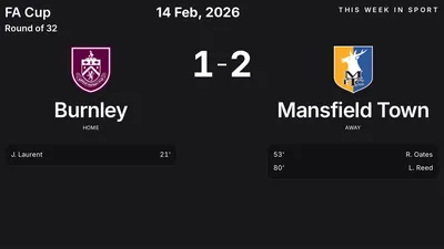 Report: Burnley vs Mansfield Town (2026-02-14)