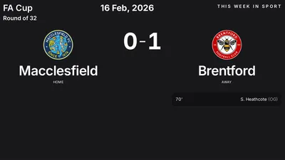 Report: Macclesfield vs Brentford (2026-02-16)