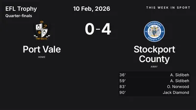 Report: Port Vale vs Stockport County (2026-02-10)