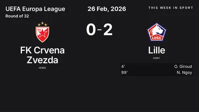 Report: FK Crvena Zvezda vs Lille (2026-02-26)