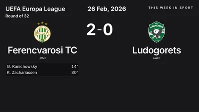 Report: Ferencvarosi TC vs Ludogorets (2026-02-26)