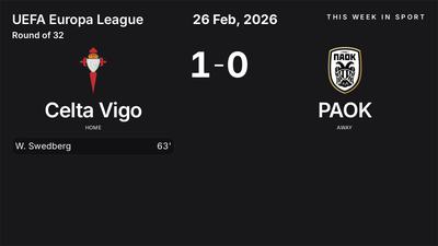 Report: Celta Vigo vs PAOK (2026-02-26)