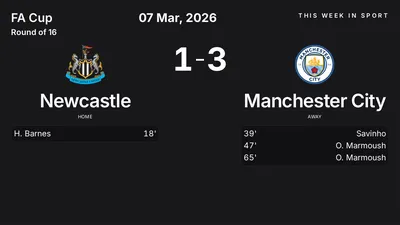Report: Newcastle vs Manchester City (2026-03-07)