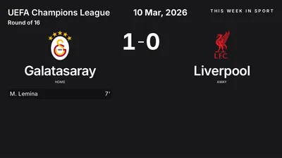 Report: Galatasaray vs Liverpool (2026-03-10)