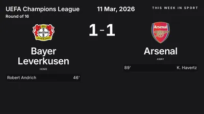 Report: Bayer Leverkusen vs Arsenal (2026-03-11)