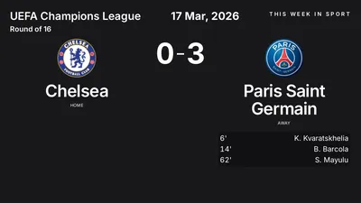 Report: Chelsea vs Paris Saint Germain (2026-03-17)