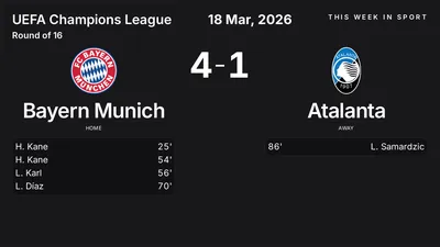 Report: Bayern Munich vs Atalanta (2026-03-18)