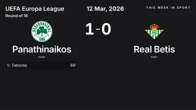 Report: Panathinaikos vs Real Betis (2026-03-12)